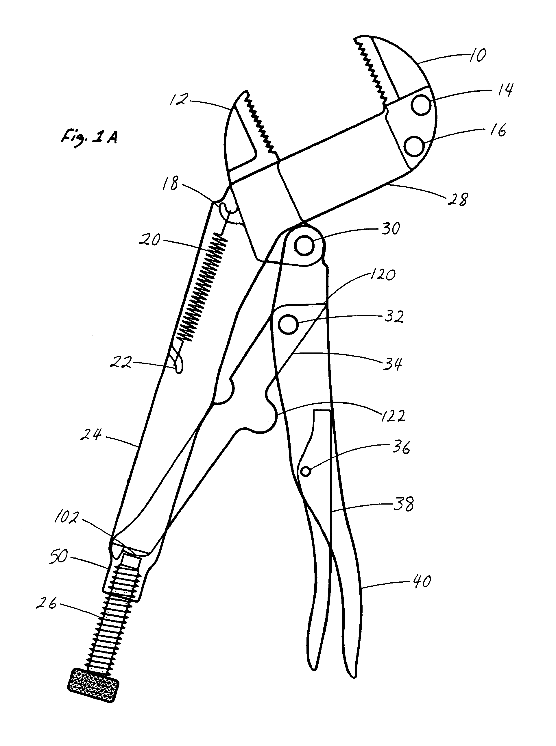 Parallel jaw locking toggle pliers/wrench