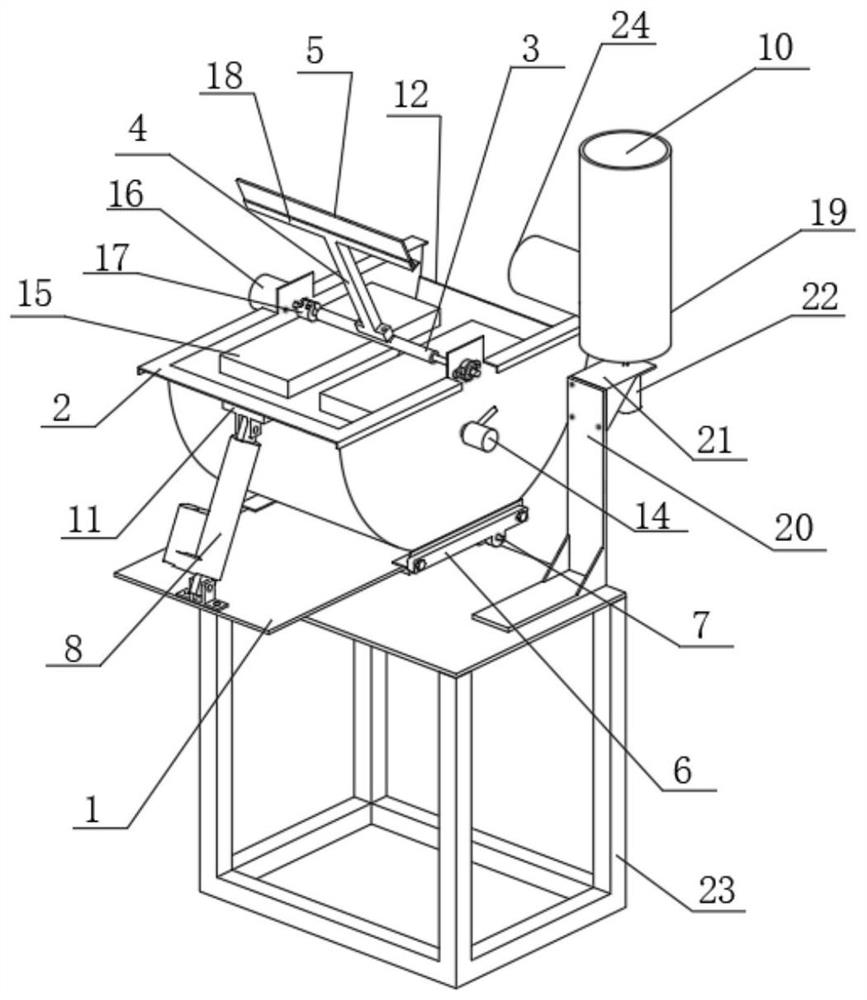 A self-cleaning single-barrel overturning automatic measuring device for runoff and sediment