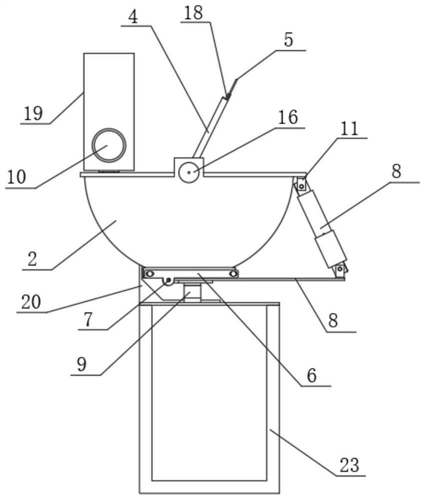 A self-cleaning single-barrel overturning automatic measuring device for runoff and sediment