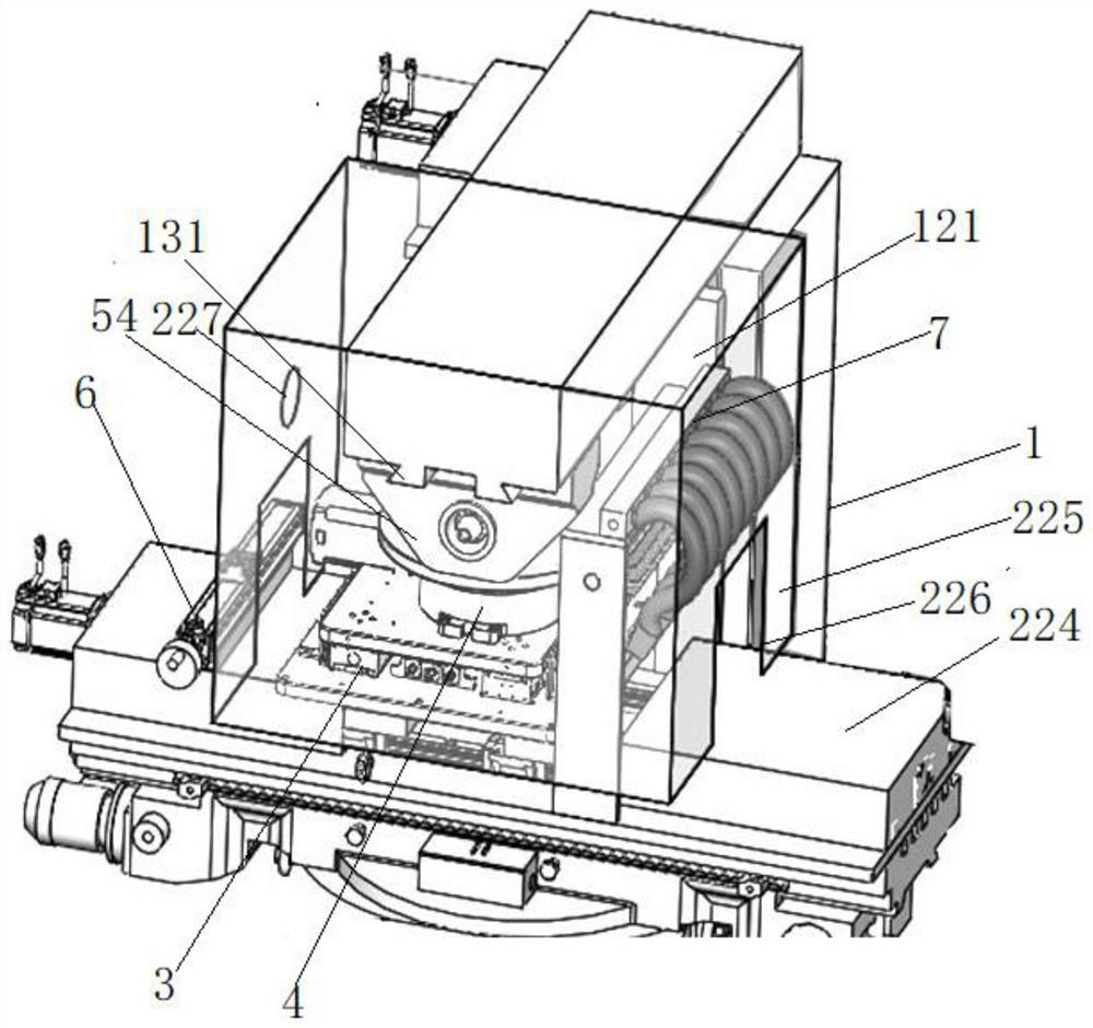 Multi-direction and multi-station grooving production line and working method thereof