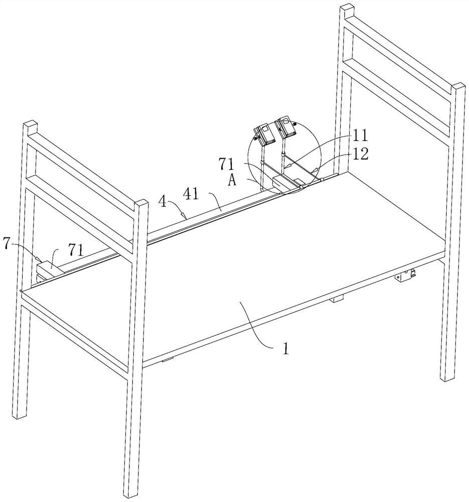 Bridge concrete structure detection device