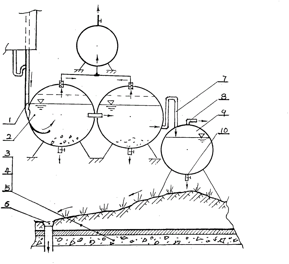 Building sewage treatment and stereo-greening system