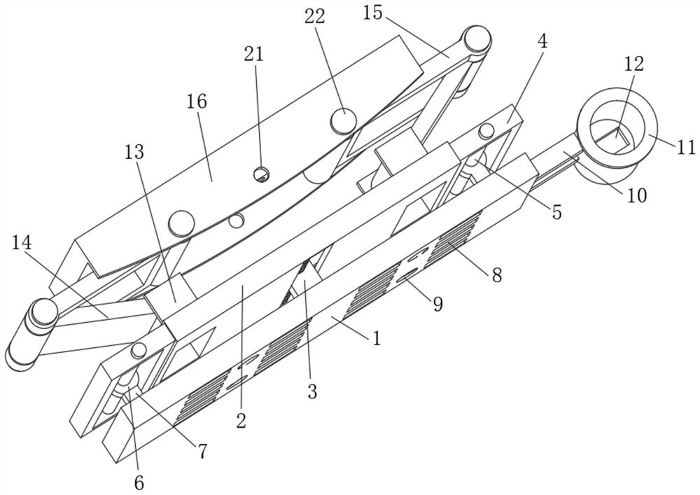 Pull-type convenient-to-install 4K television assembly structure