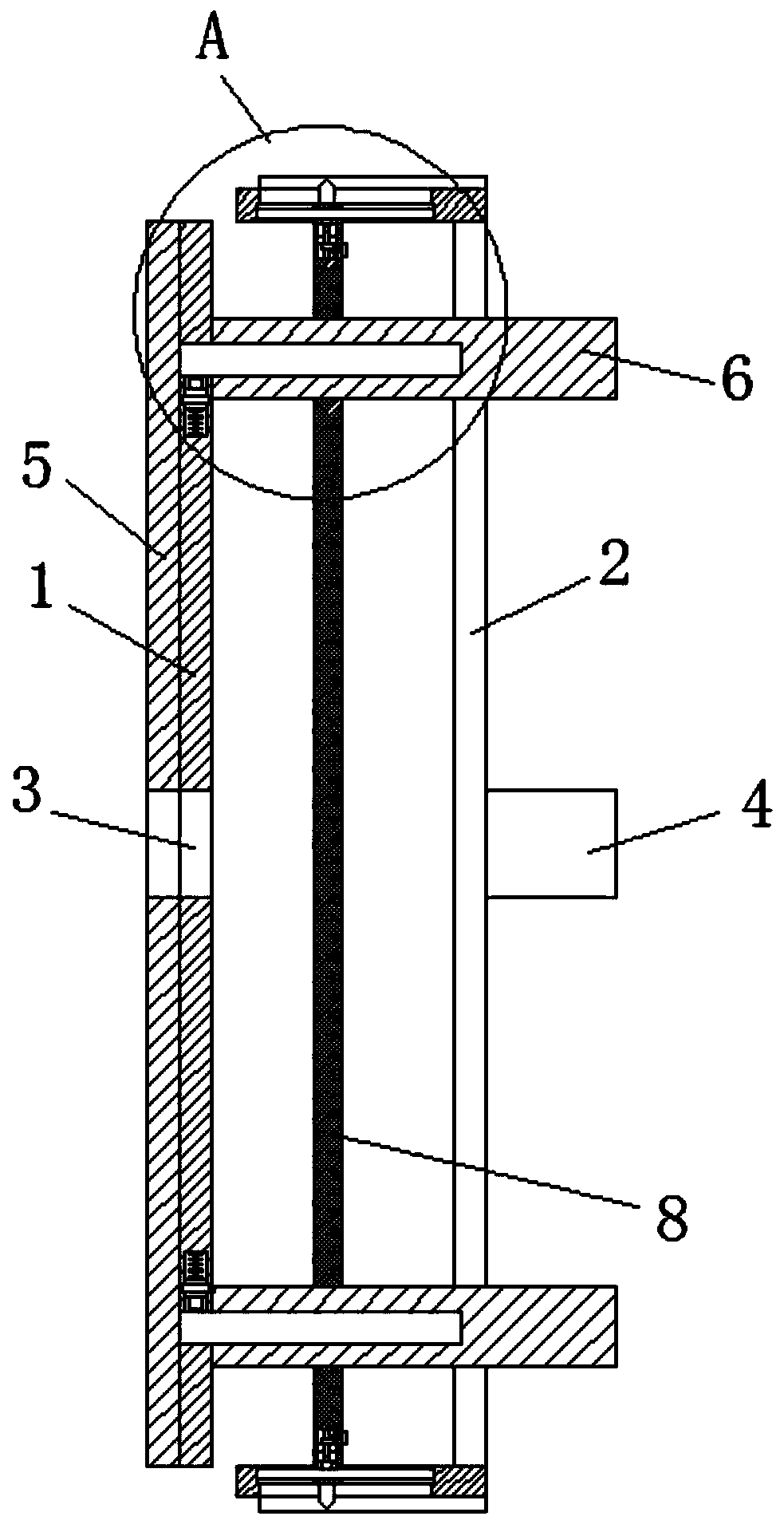 Tunnel drilling device capable of controlling drilling depth and method of use