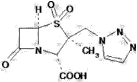 Method for preparing penam sulfoxide acid diphenyl methyl ester which is tazobactam precursor