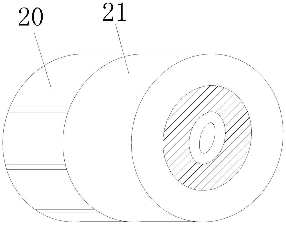 A bearing loading and unloading tool with improved centering degree and reduced friction rate