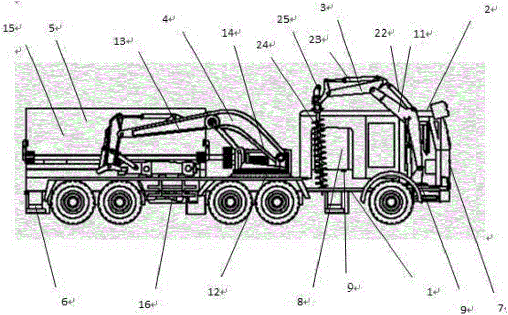 Automatic poling vehicle for transmission stringing engineering