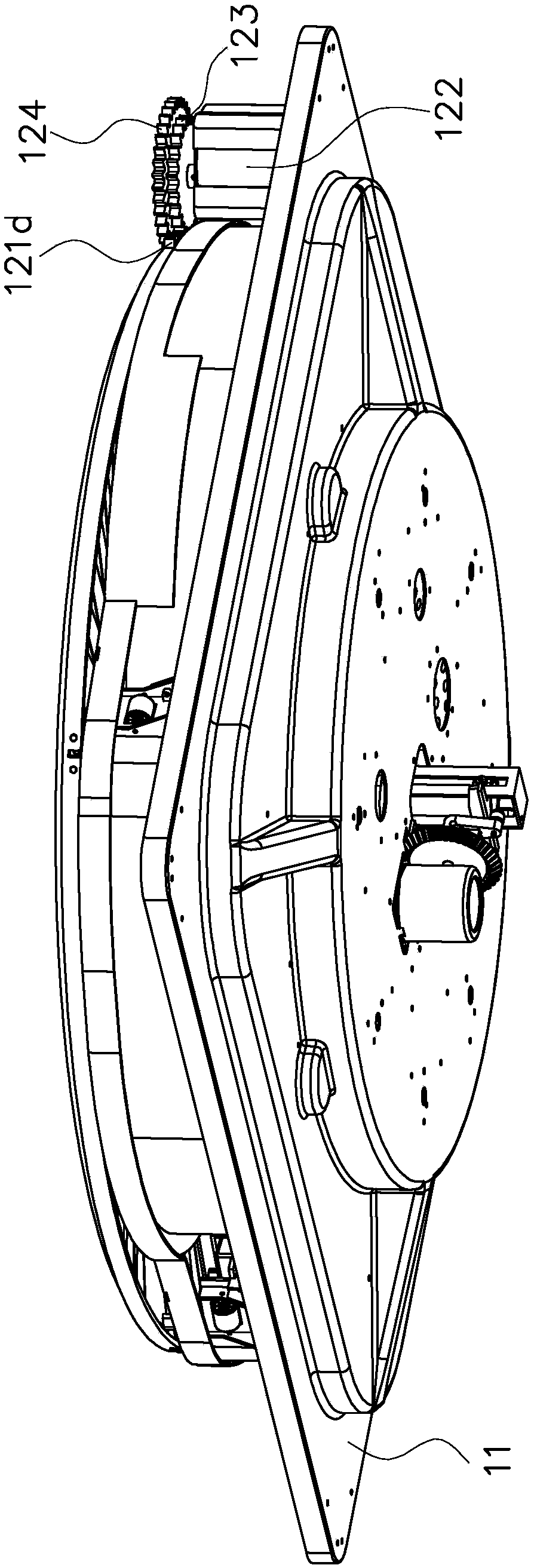 Multi-mechanism combined driving device of roller coaster type full-automatic mahjong machine