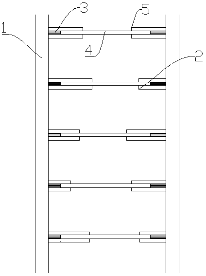 A plastic profiled all-steel cooling water tank