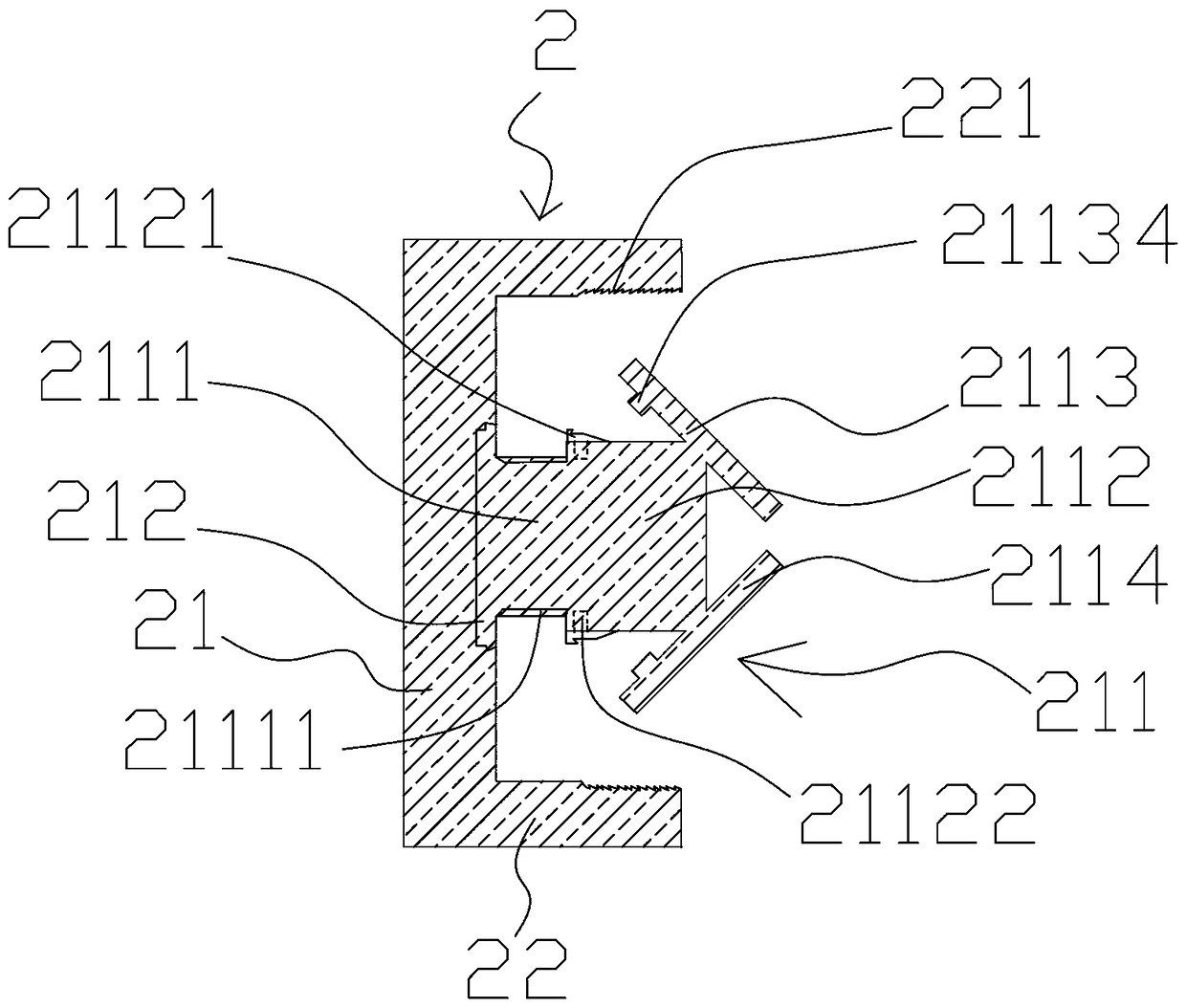 Curtain wall connecting structure