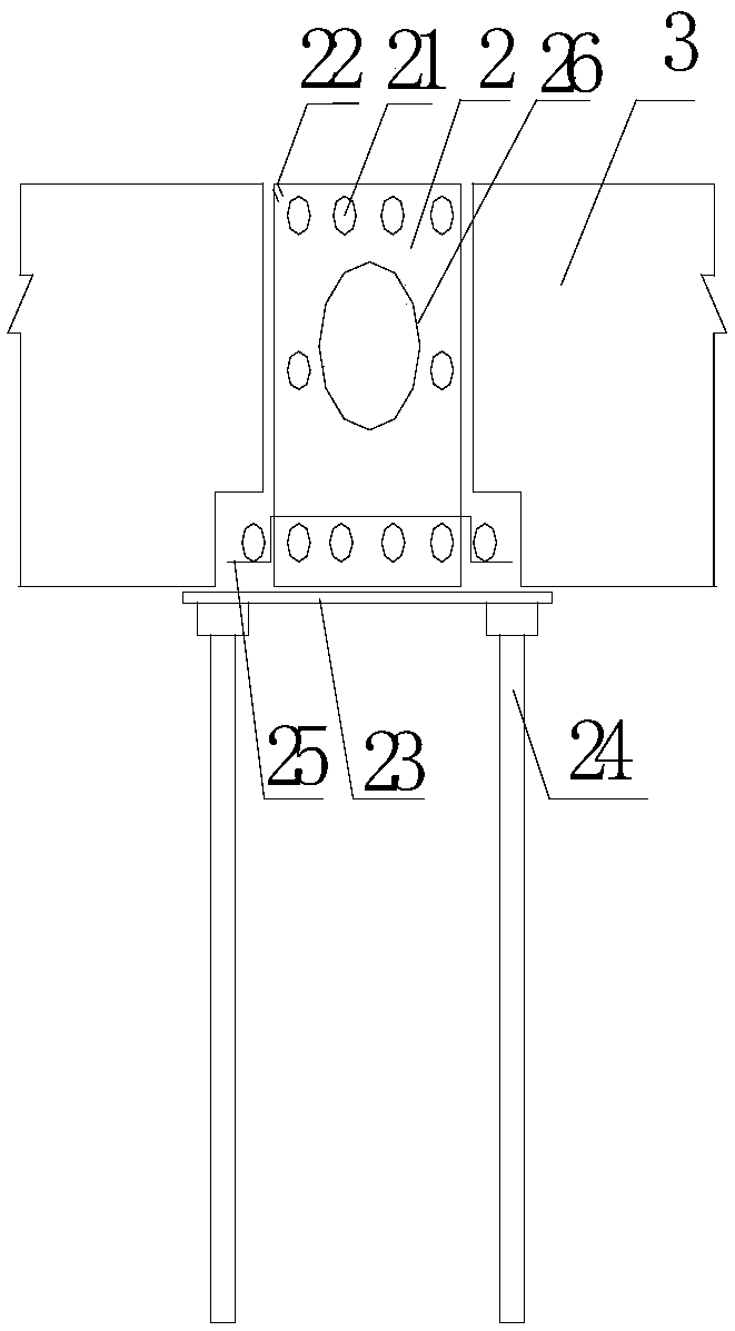 Cavity plate component for stress island floor system