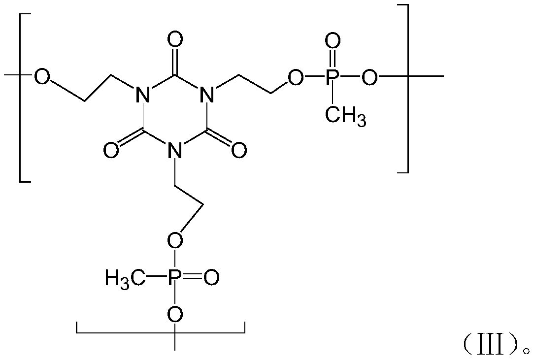 A flame-retardant polyurethane leather composition based on dialkyl monothiophosphinate without molten drops and water stains