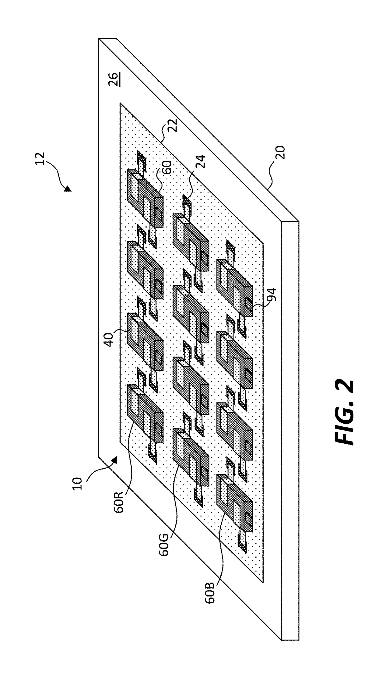 Micro-transfer-printed light-emitting diode device