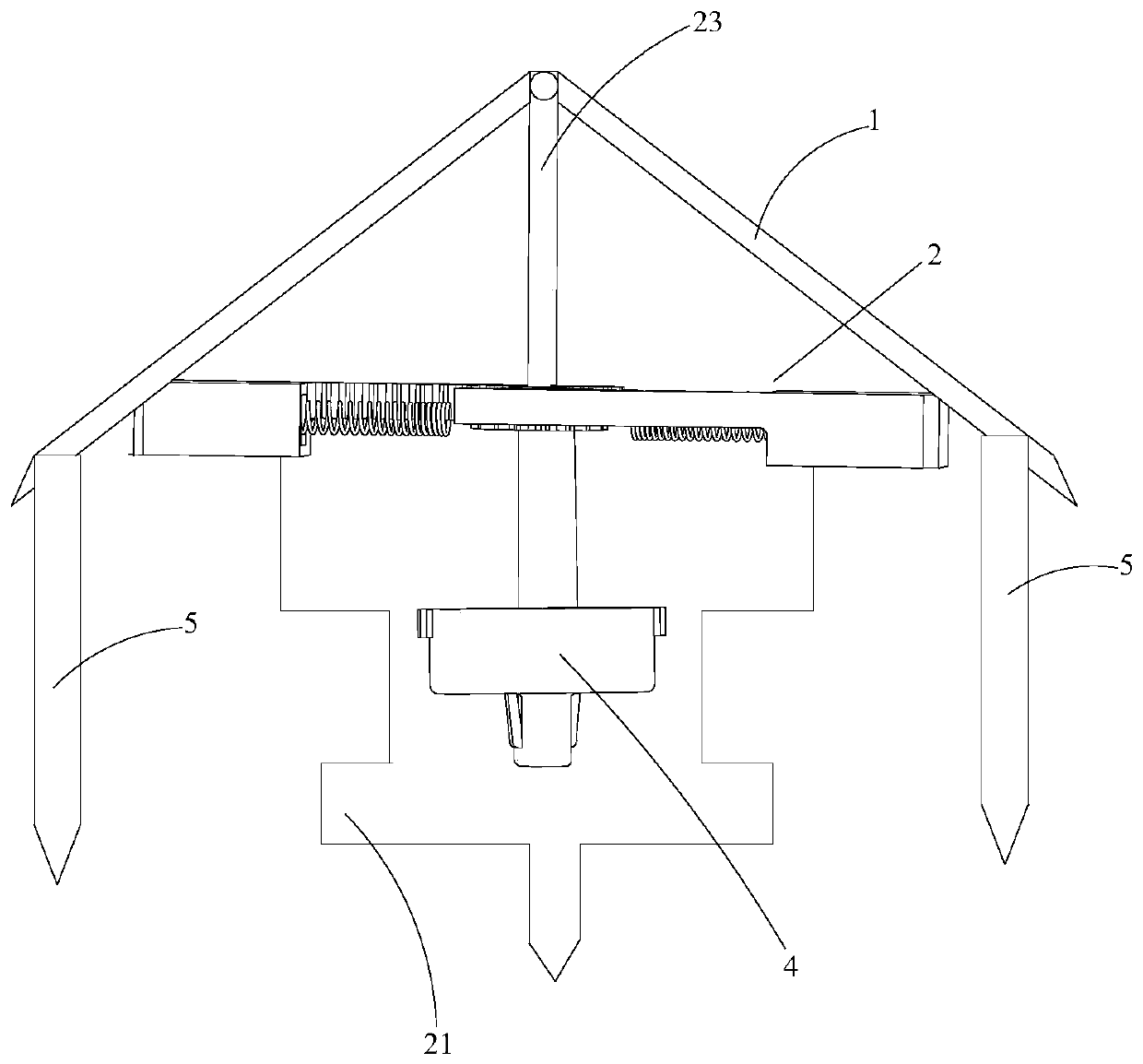 Outdoor wind-resistant device