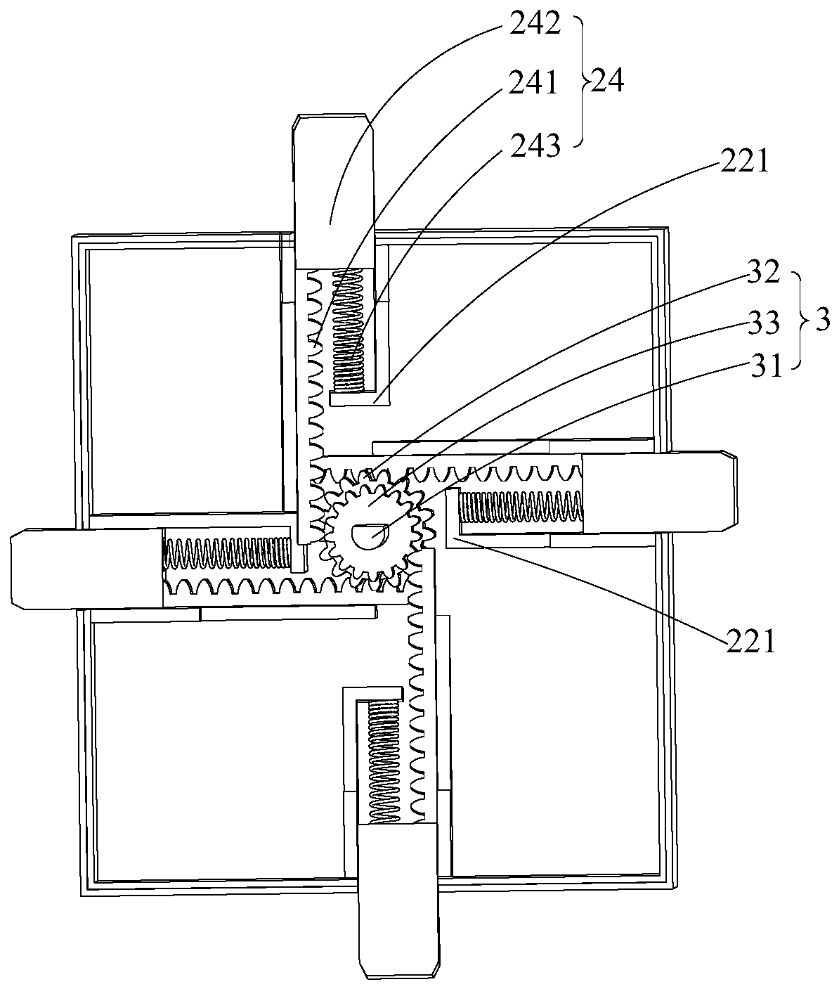 Outdoor wind-resistant device