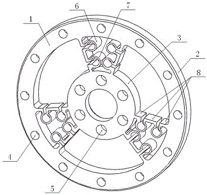 Planar torsion spring suitable for robot joints