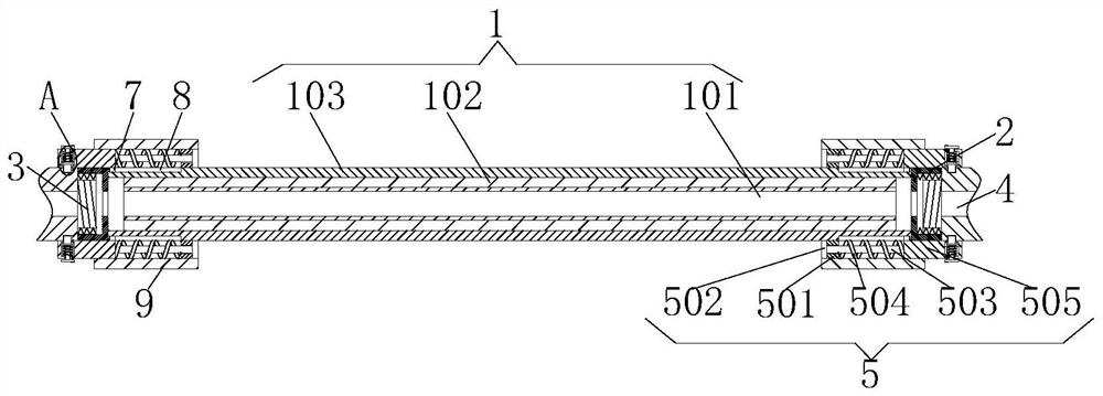 Leakage-proof air conditioner indoor and outdoor unit connecting pipeline