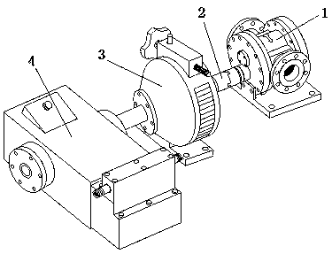 Environment-friendly water energy driving machine applied to foam mixing pump