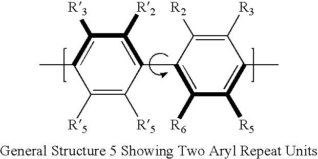 High Bandgap Arylene Polymers