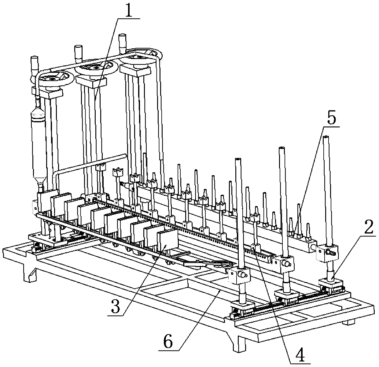 Combined lifting type pipe fitting welding device