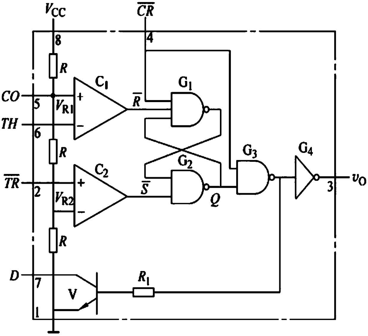 Diode and triode testing circuit, circuit board and detector