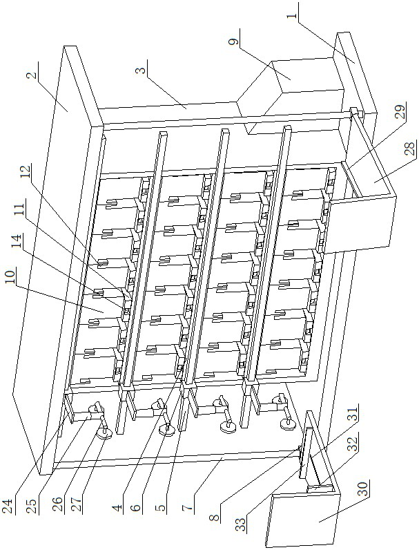 File management equipment facilitating accurately and quickly storing and taking large quantity of accounting documents