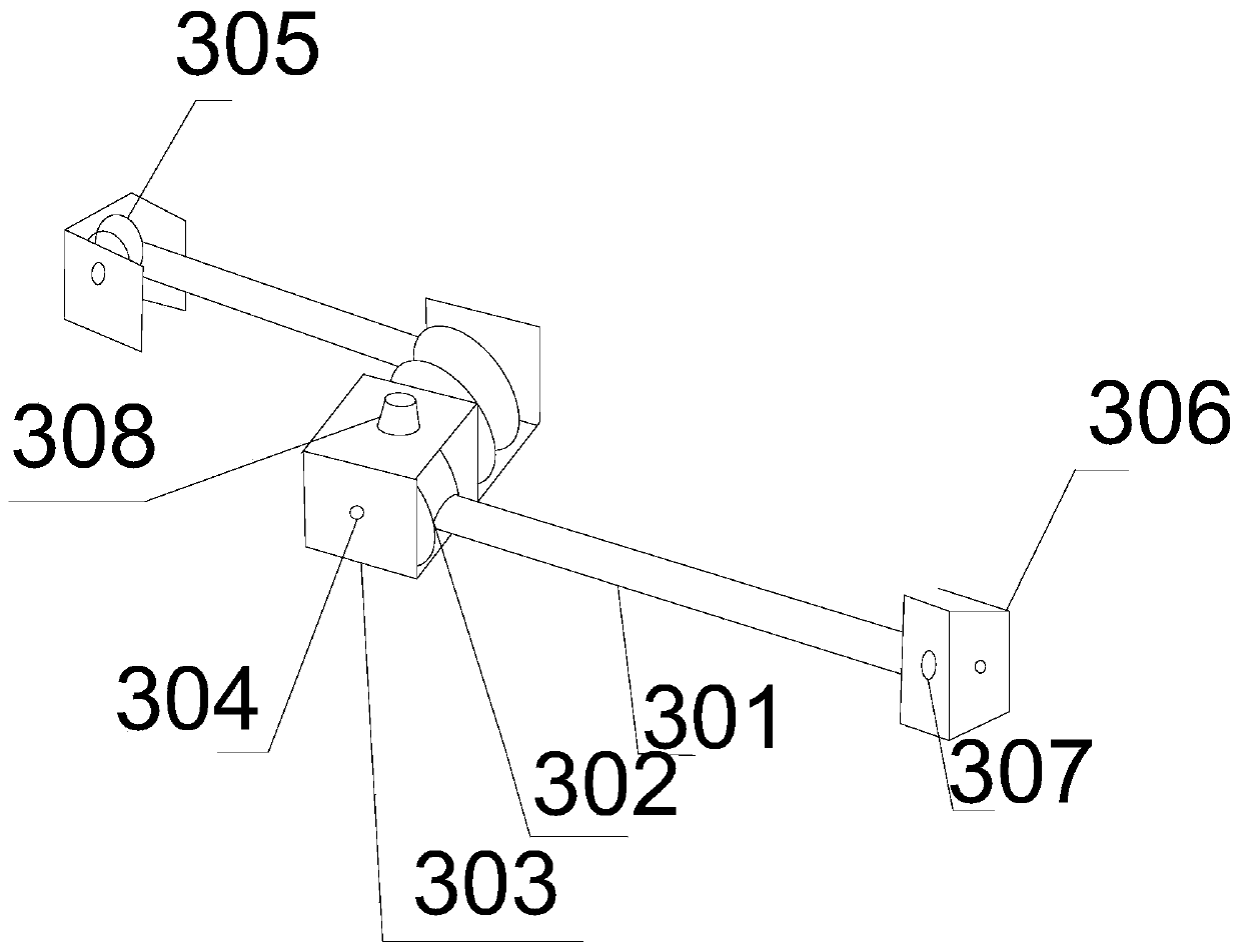 A flexible shock-absorbing automobile chassis structure