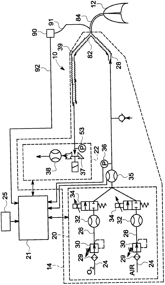 Method and arrangement for determining a vetilation need specific for a patient