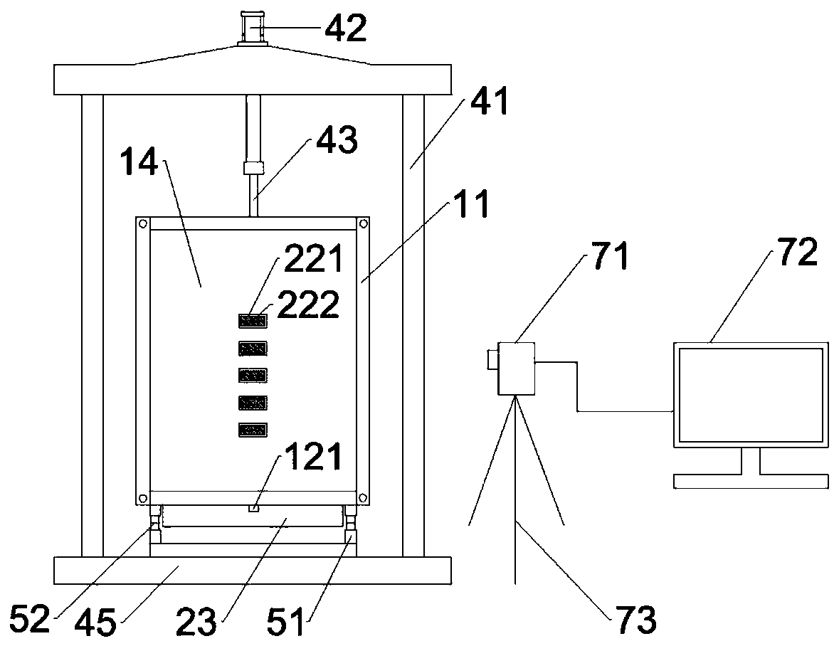 Multifunctional slope model test device