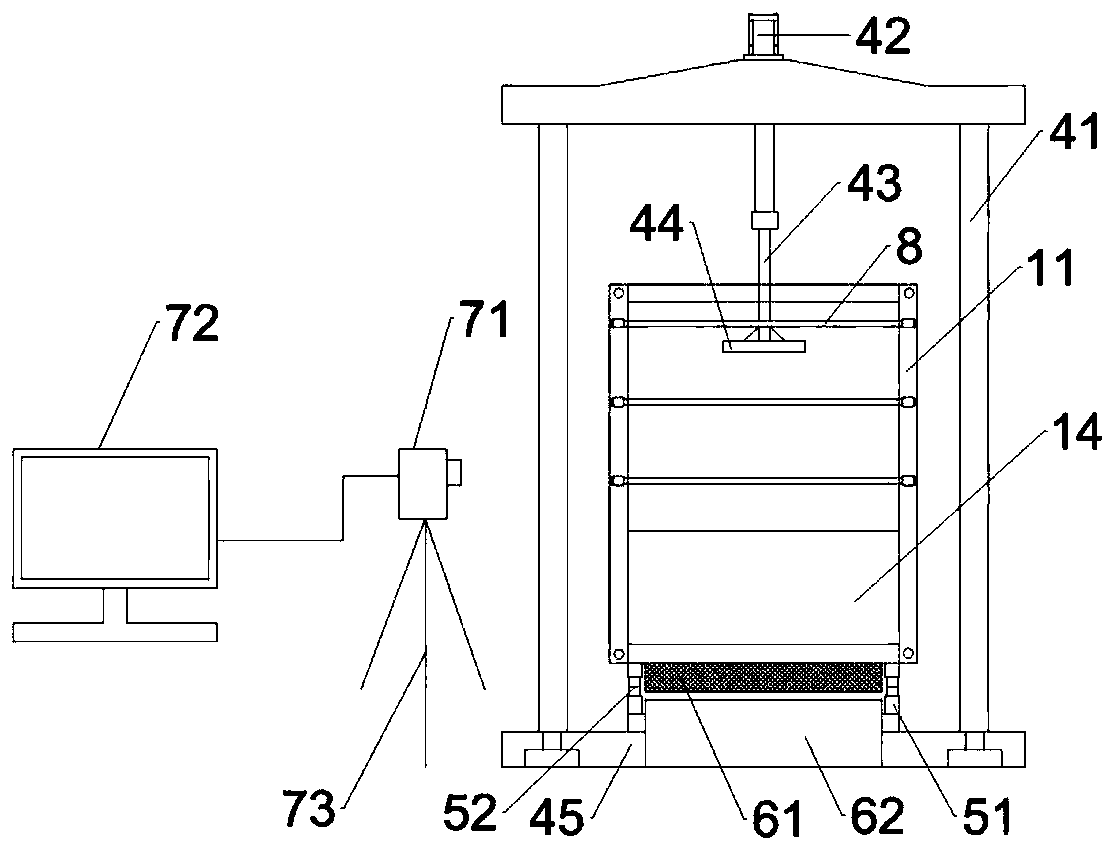 Multifunctional slope model test device