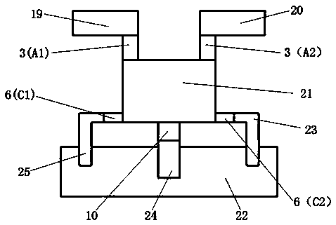 Device and method of on-line automatic count of fries on the basis of machine vision