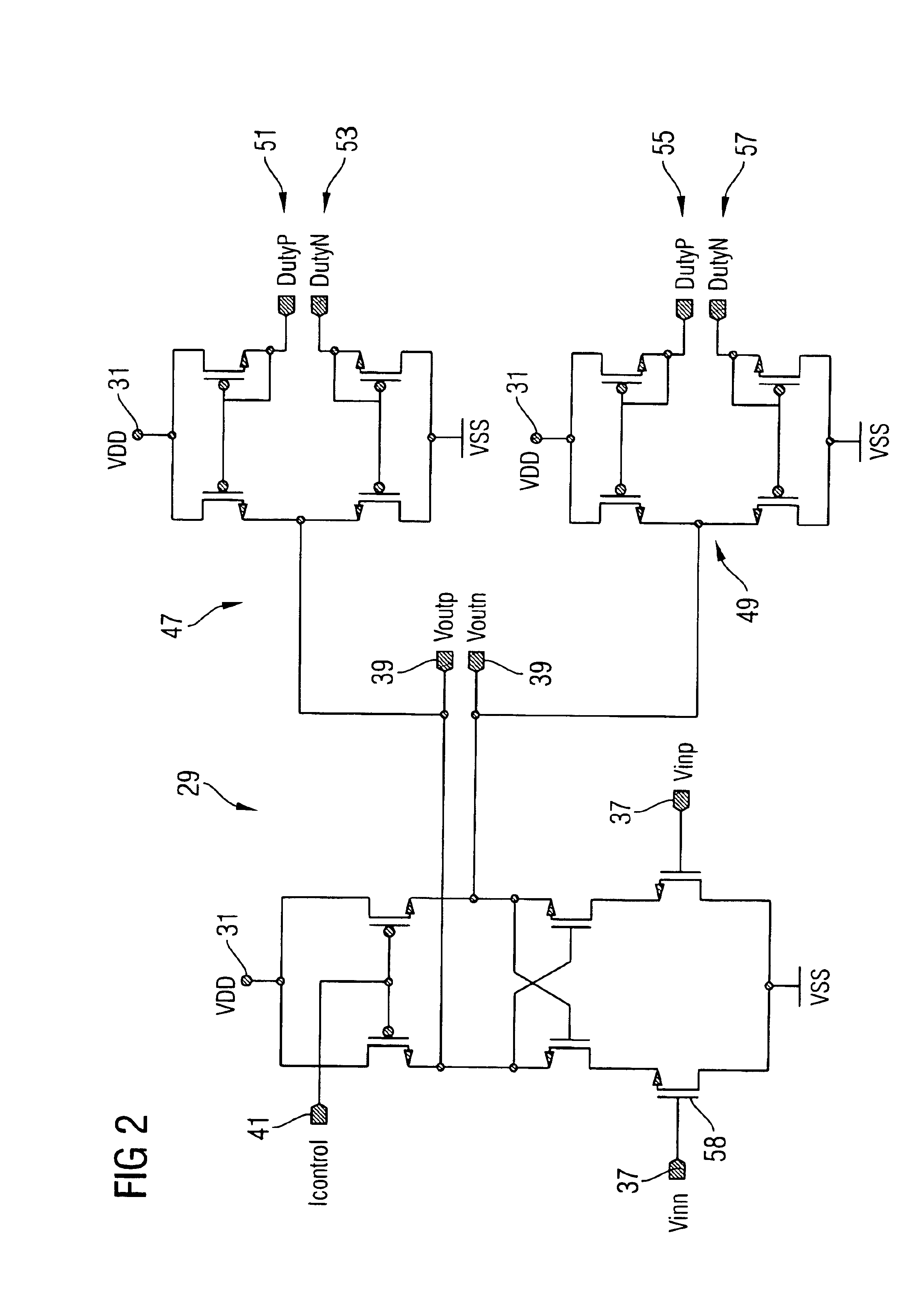 VCDL with linear delay characteristics and differential duty-cycle correction