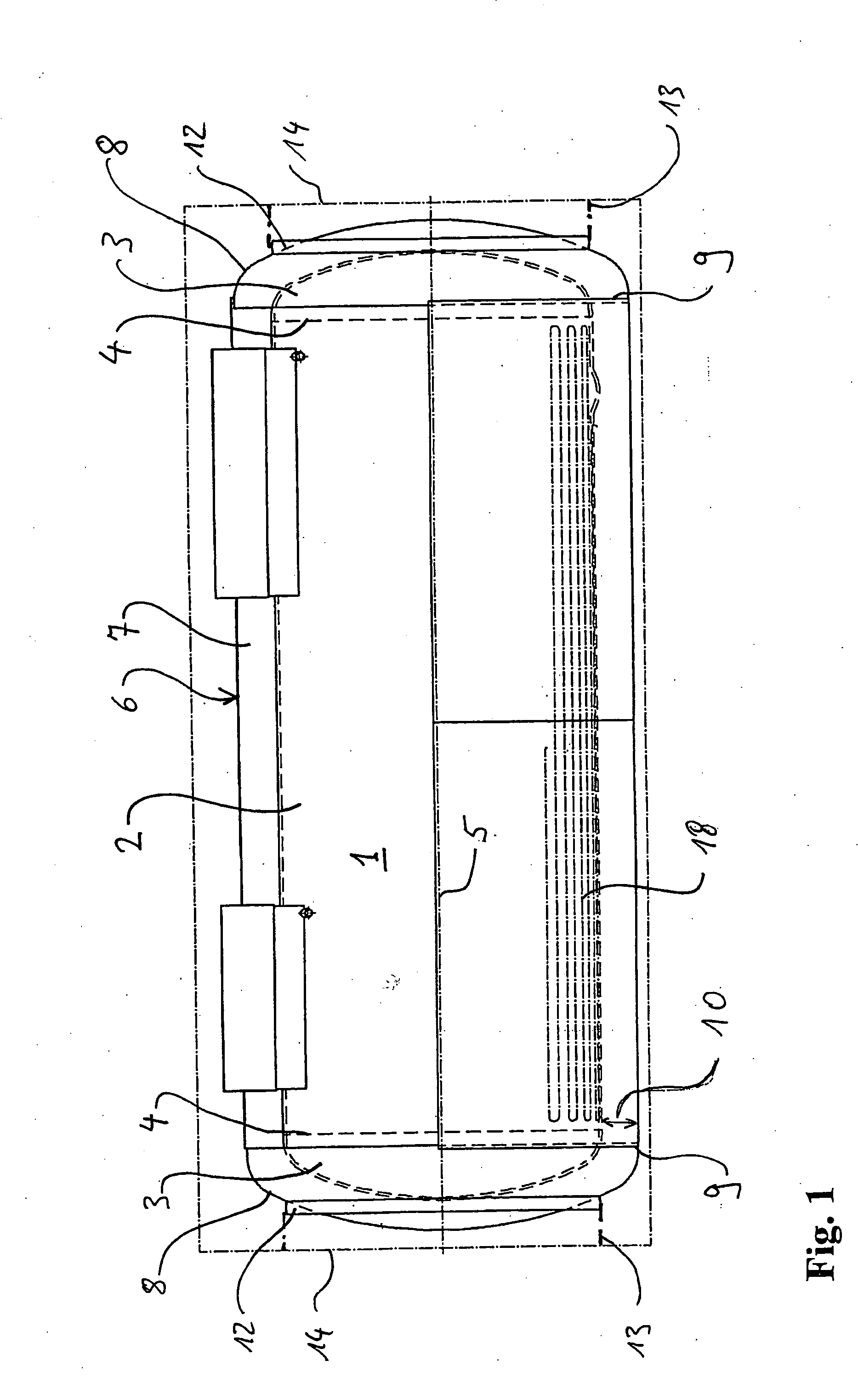 Double-walled tank container