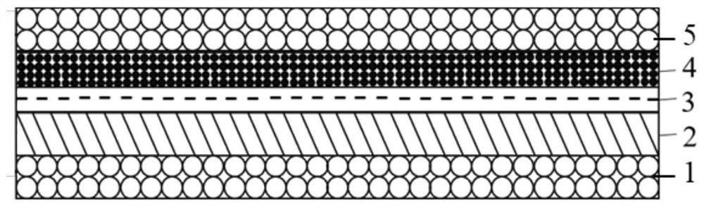 Efficient enhanced specific rare earth photoluminescence anti-counterfeiting film and preparation method thereof