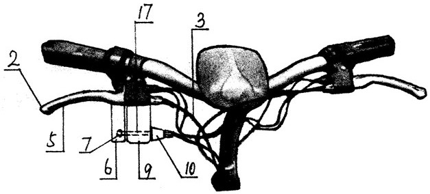 Anti-falling device modified from middle support