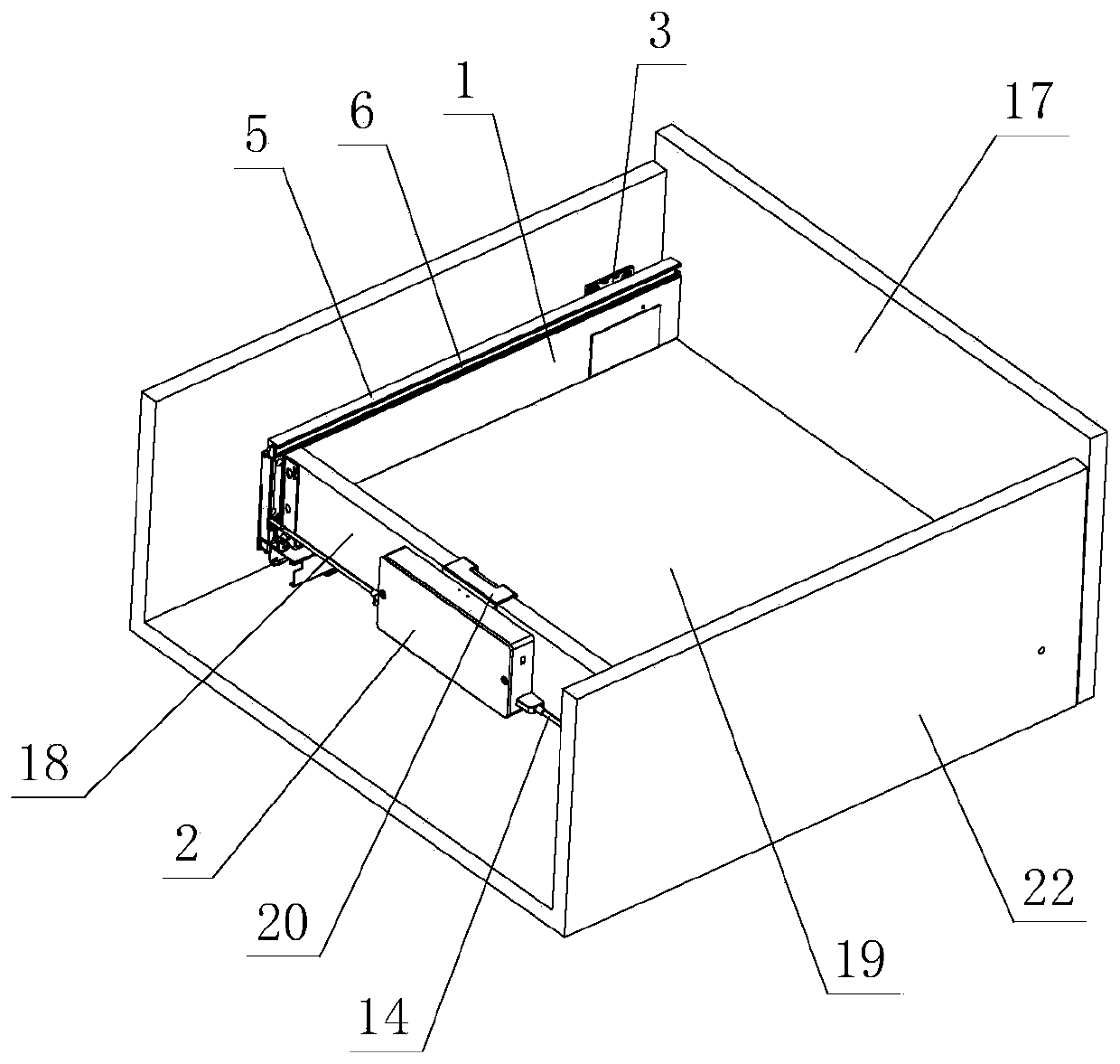 Anti-glare mechanism for interior illumination of furniture