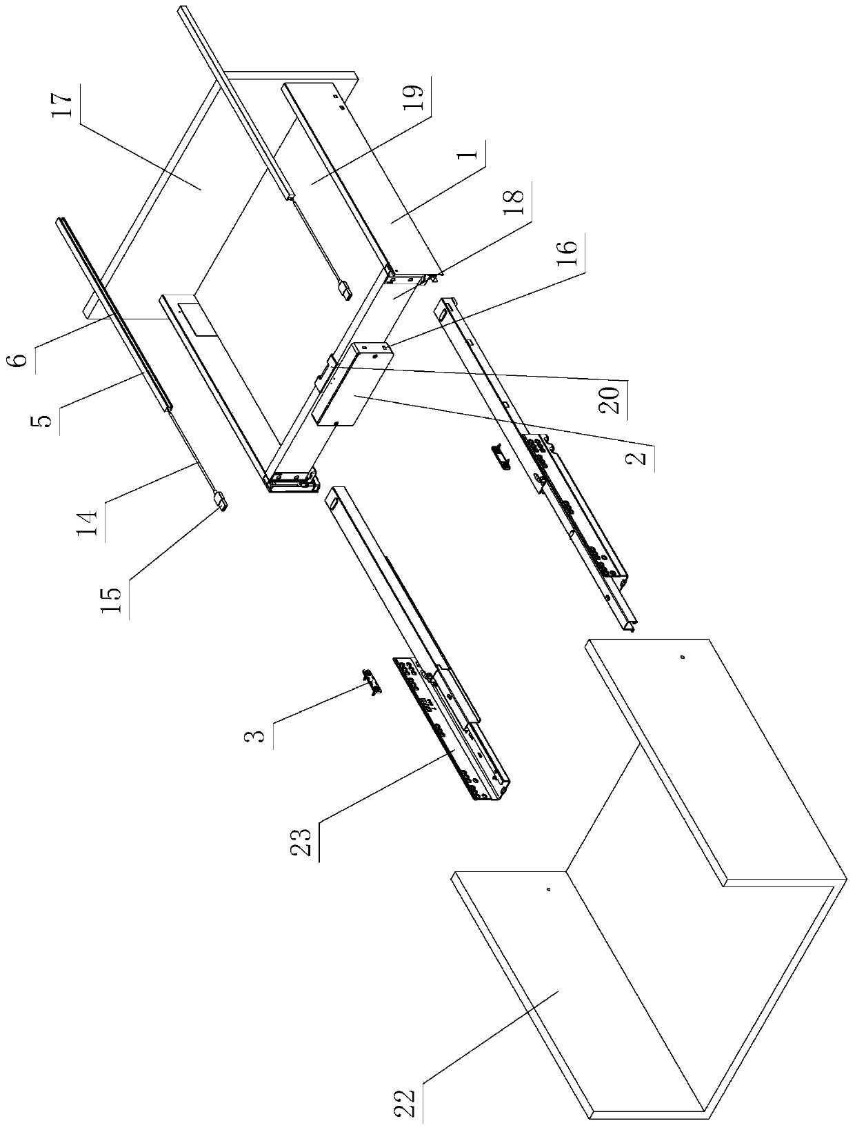 Anti-glare mechanism for interior illumination of furniture