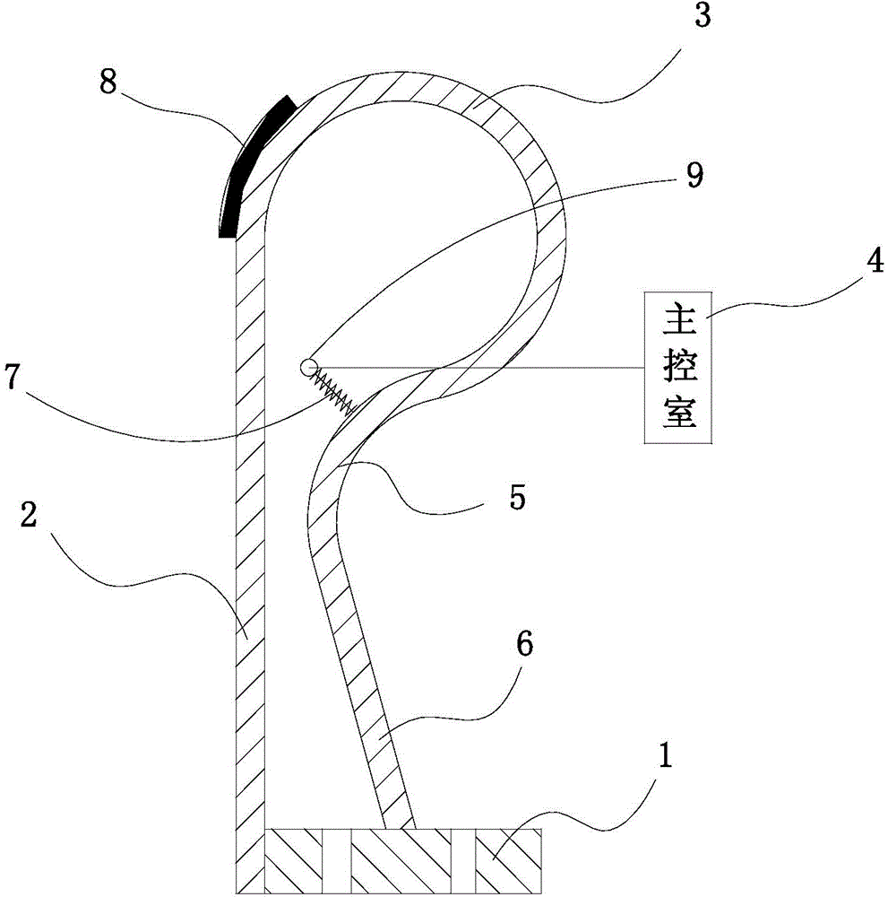 Intelligent detection type protection plate for roads