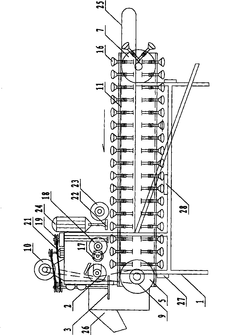 Garlic root cutter