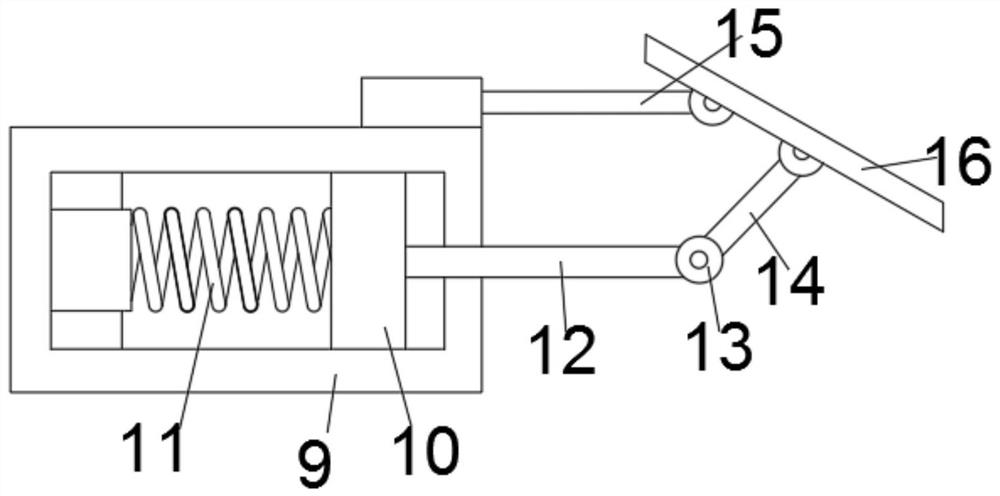 Mechanical device for button screening for garments