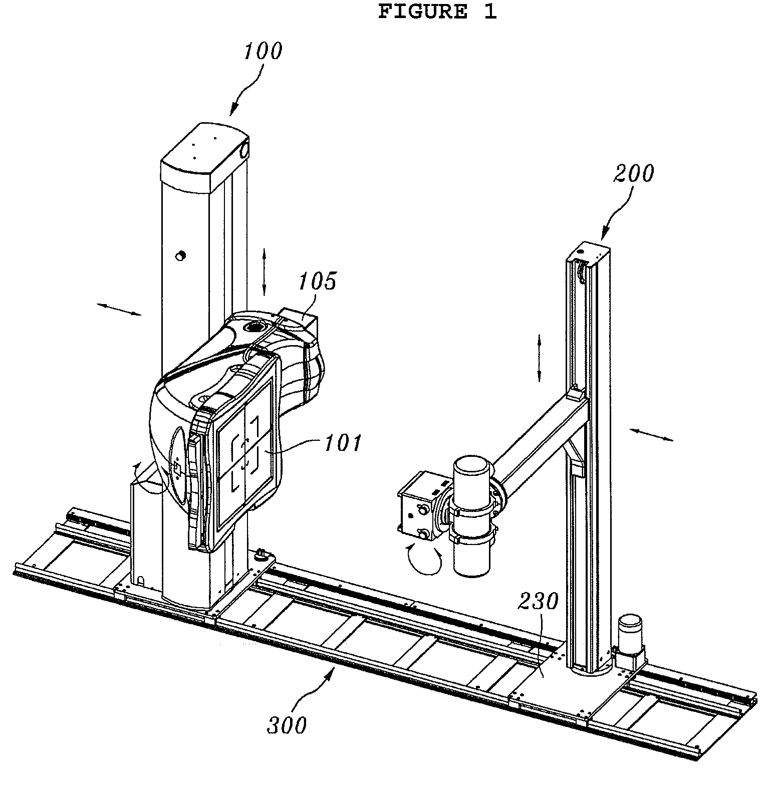 Rail system and X-ray imaging apparatus using the same