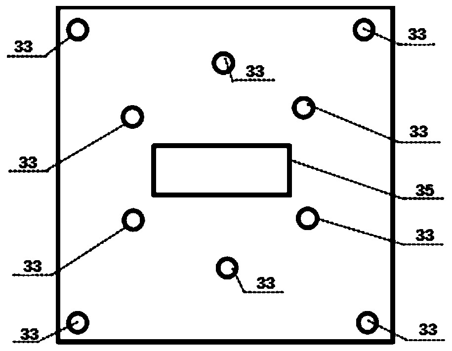 Synchrotron radiation in-situ testing device for catalysts in the catalytic layer of fuel cells