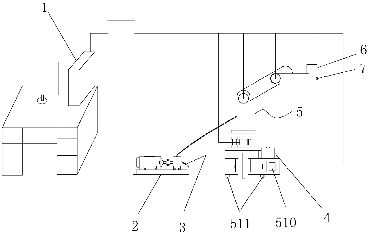 A device for reducing weld residual stress by using high-pressure water jet