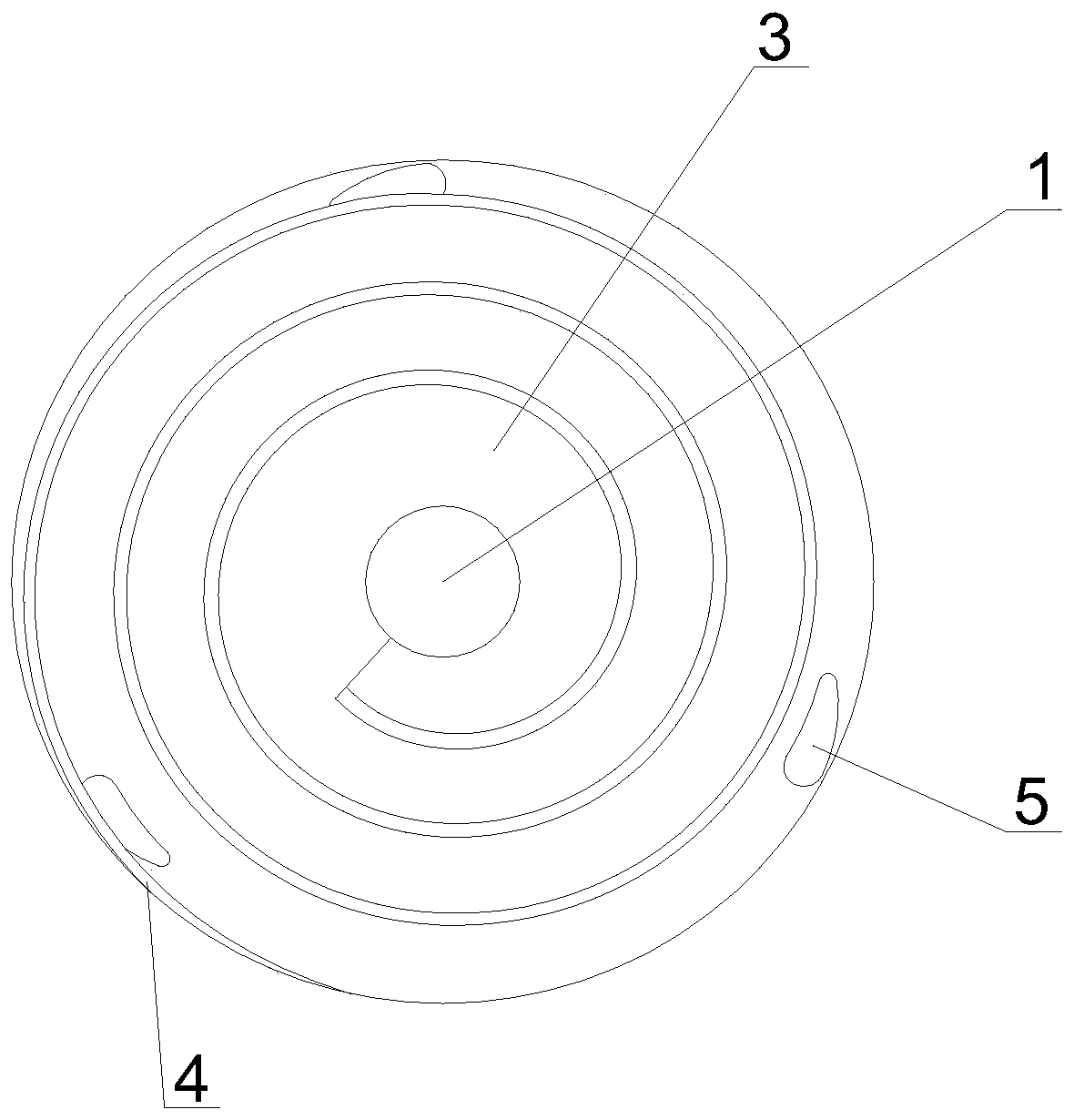 Solid-liquid mixed waste separating and crushing device and application thereof