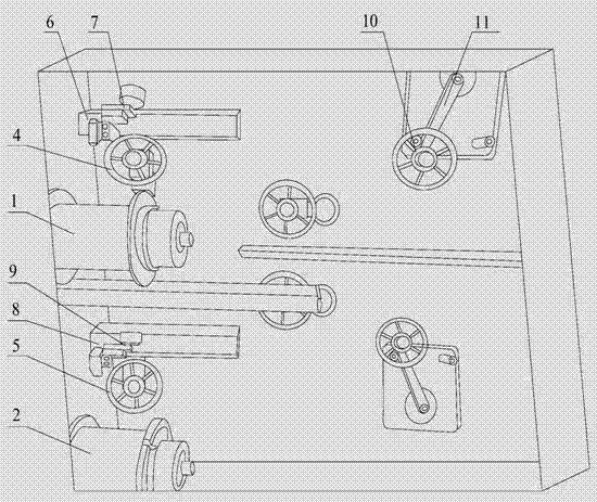 Diamond wire cutting machine and diamond wire replacing method thereof