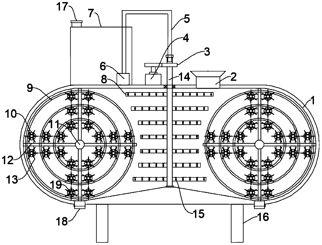 Soil ecological remediation device for industrial land