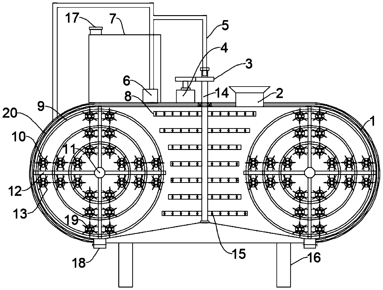 Soil ecological remediation device for industrial land