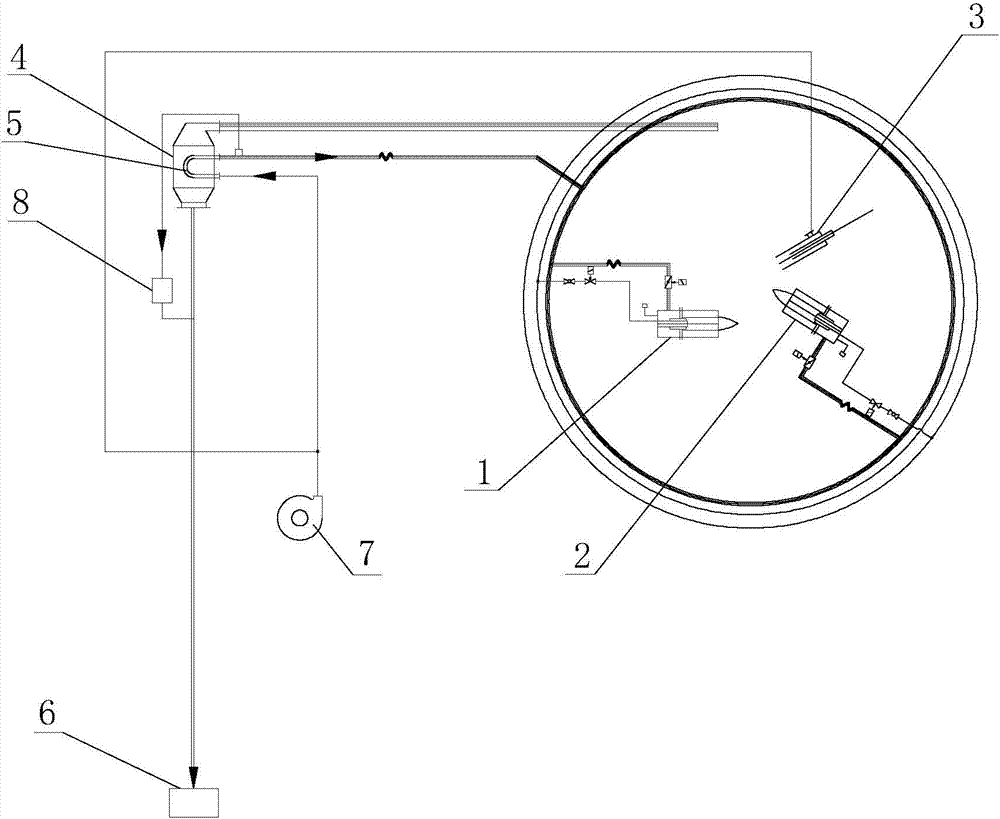 Annealing device of titaniumtim and titanium alloy sheets