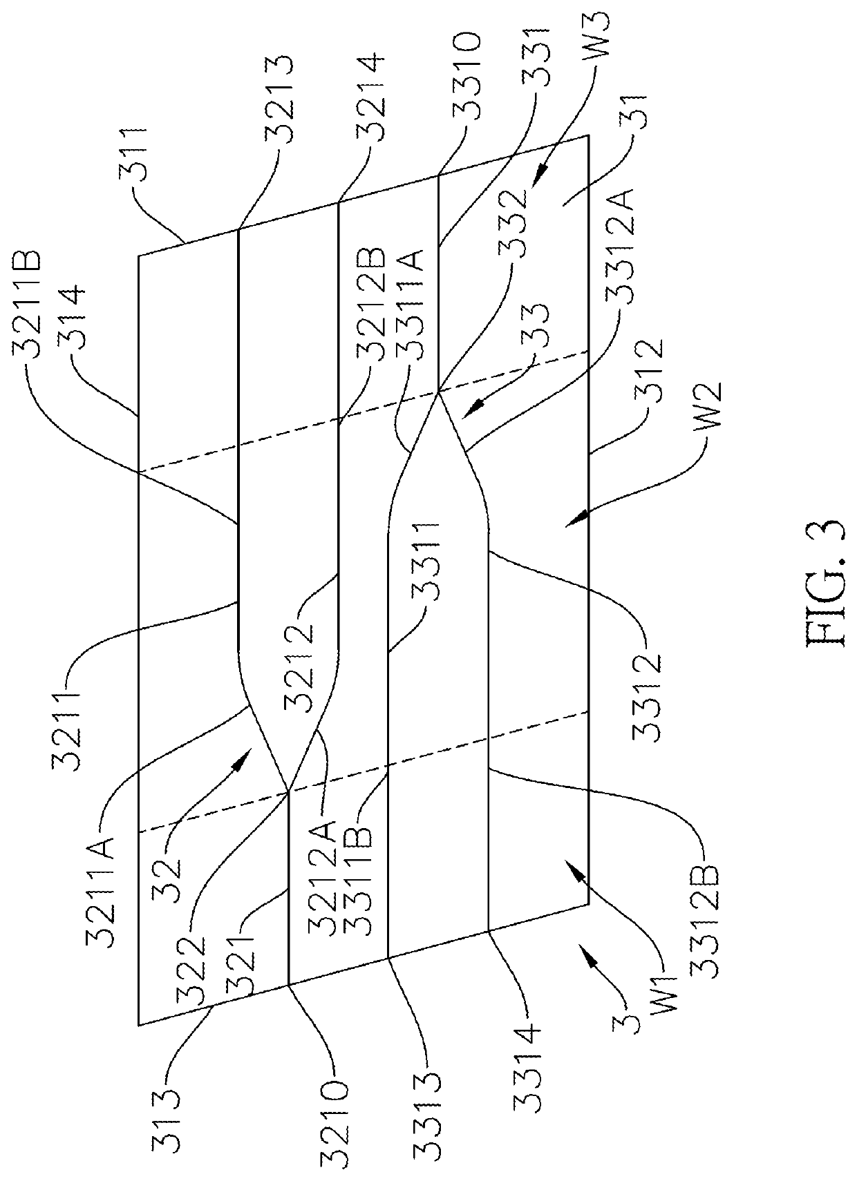 Integrated biplane optical sensing core chip