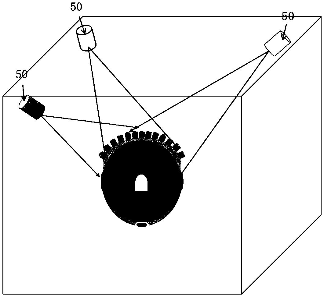 Flexible multi-lead cap-type brain magnetic instrument and high-precision imaging method thereof